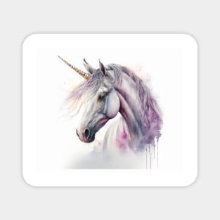 Unicorn Watercolour Painting Magnet