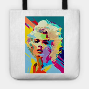 Modern woman in pop-art style Tote