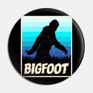 colorful bigfoot Pin