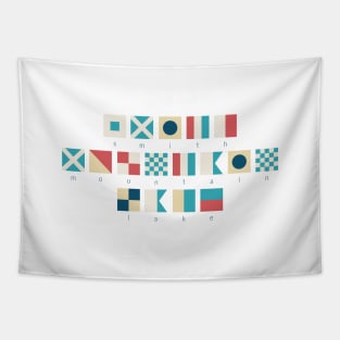 Smith Mountain Lake Nautical Flags Tapestry