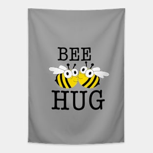 Bee Hug Illustration Tapestry