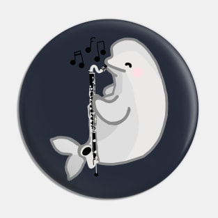 Bass Clarinet Beluga Pin