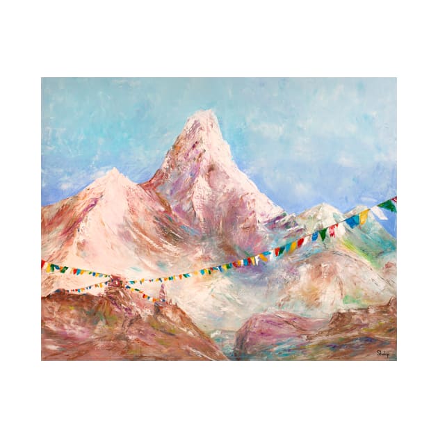 Prayer Flags of Himalayas by NataliaShchip