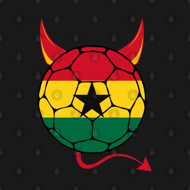 Ghana Football Halloween by footballomatic