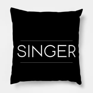 Singer Minimalist Design Pillow