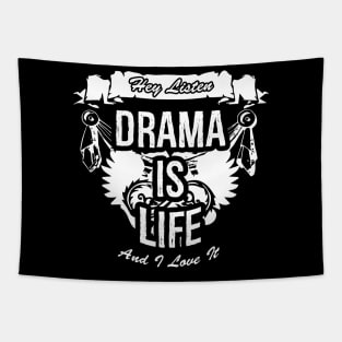 Drama Is Life Creative Job Typography Design Tapestry