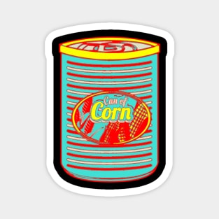 Can of Corn - Summer Colors New for 2023 Season Magnet