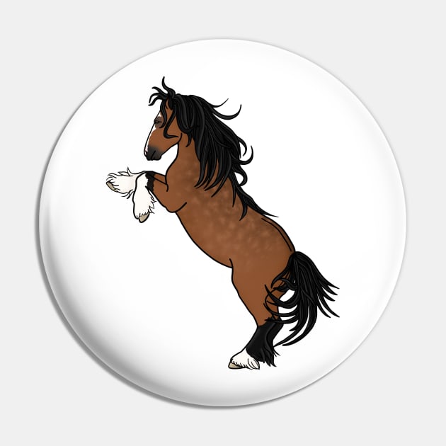 Bay Rearing Gypsy Vanner Pin by Ory Photography Designs