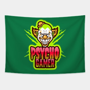 Clown Psycho Gamer Shirt Tapestry