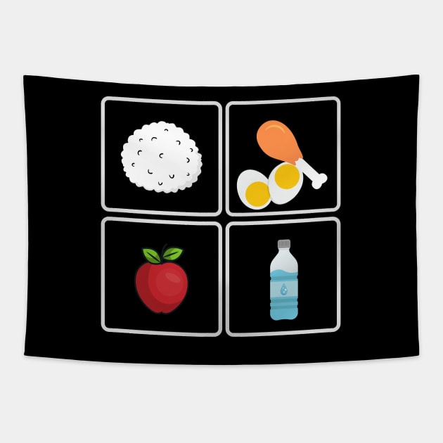 My lunch Tapestry by MAU_Design