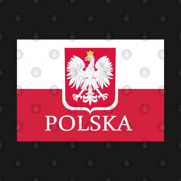 Polska Poland Polish Flag by E