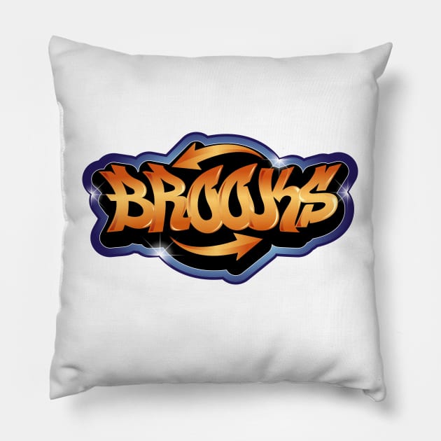 BROOKS Pillow by WildMeART