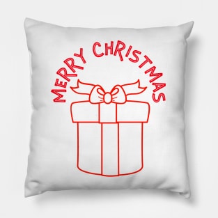 Merry Christmas Happy Holidays Pillow