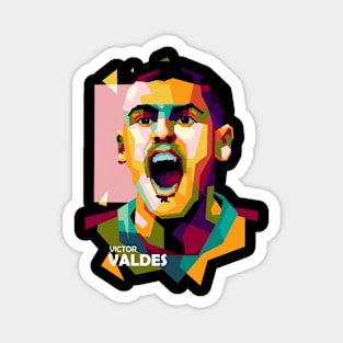 Valdes In Wpap Pop Art Magnet