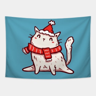 Christmas Kitten Tapestry