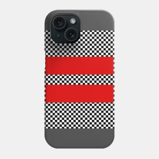 Checkerboard Equality Red Phone Case