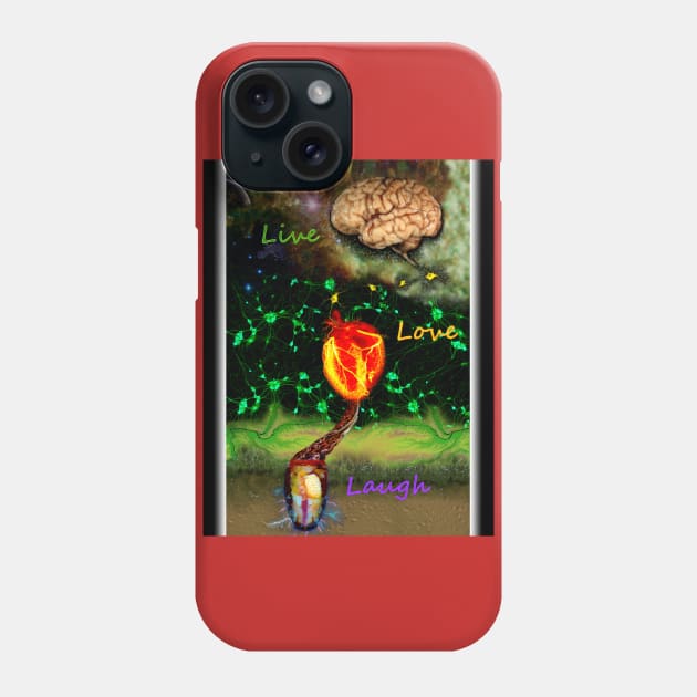 Live Laugh Love Phone Case by sapanaentertainment