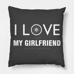 I Love my Girlfriend Pillow