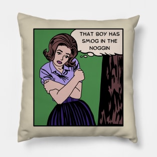 Comic Woman - Smog in the Noggin Pillow