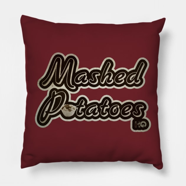 Mashed Potatoes : Hipster Golf Pillow by Kitta’s Shop