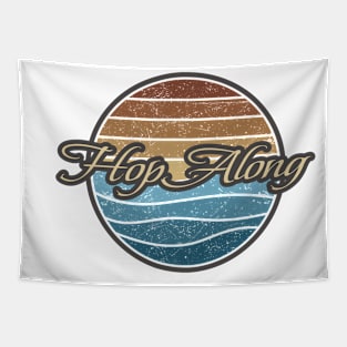 Hop Along Retro Waves Tapestry