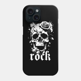 rock skull design Phone Case