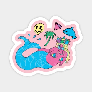 Body Positive Seapunk Mermaid - Softcore Magnet