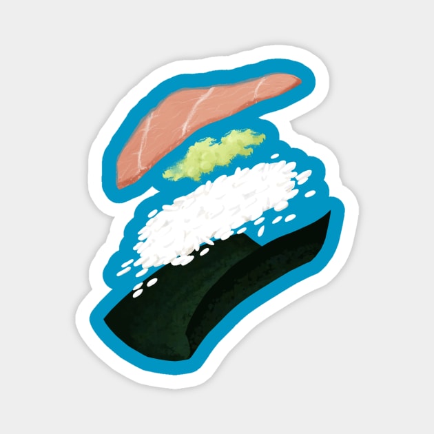 Deconstructed Sushi Magnet by IlanB