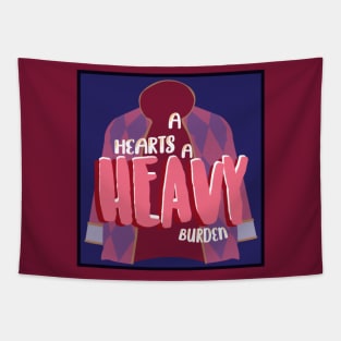 A Hearts A Heavy Burden Tapestry