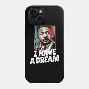 Black History Month Martin Dream Phone Case