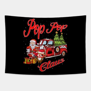 Pop Pop Claus Santa Car Christmas Funny Awesome Gift Tapestry