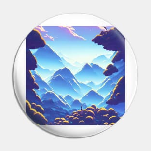 Mountains Pin