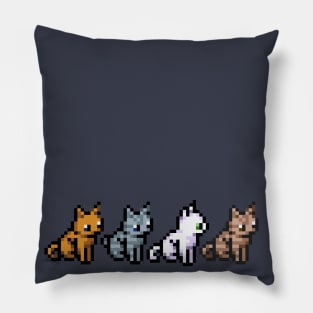 Cats pixels Pillow