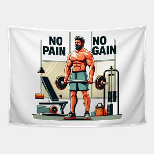 No Pain, No Gain: Bodybuilder's Motivation Tapestry