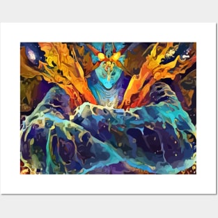 09, Double Tengen Toppa Gurren-Lagann' Poster, picture, metal print, paint  by mequem art