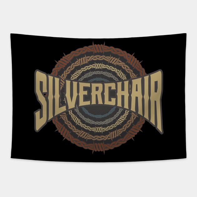 Silverchair Barbed Wire Tapestry by darksaturday