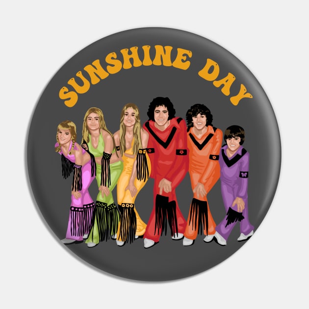 Sunshine Day Pin by Slightly Unhinged