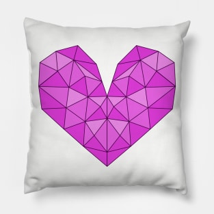 Crystal heart Pillow