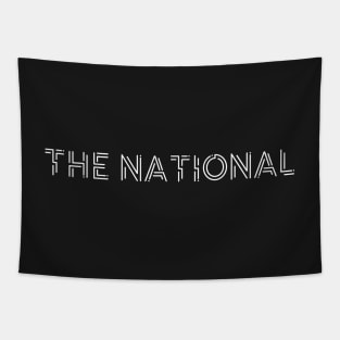 The National Band Logo Lettering Tapestry