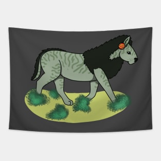 Quagga Lion Christmas Ornament :: Canines and Felines Tapestry