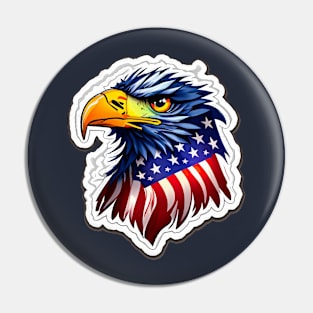 USA Eagle Pin