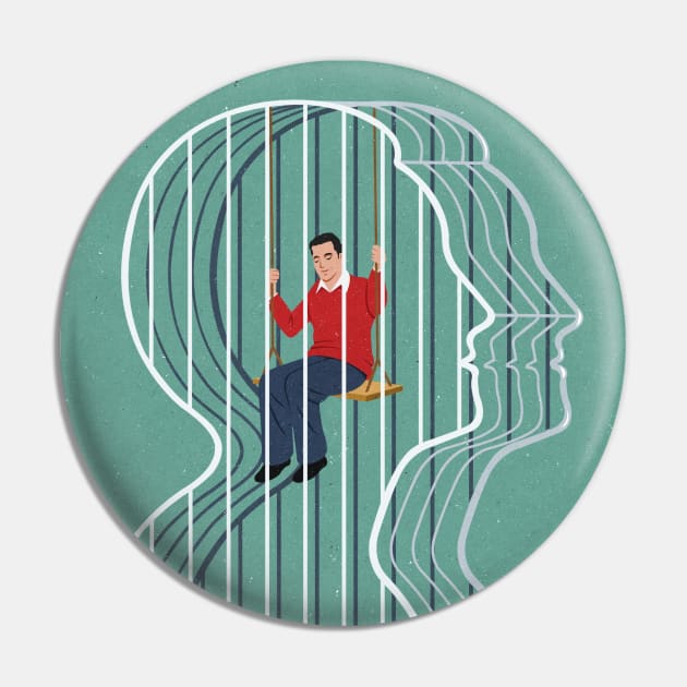 Head Cage Pin by John Holcroft