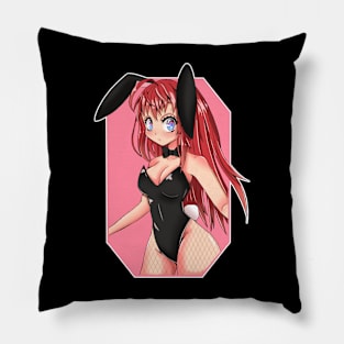 Anime bunny waifu Pillow