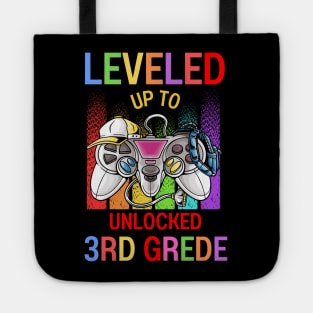 Leveled Up To Unlocked 3rd Grade Video Game Back To School Tote
