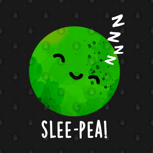 Slee-pea Cute Sleeping Pea Pun by punnybone