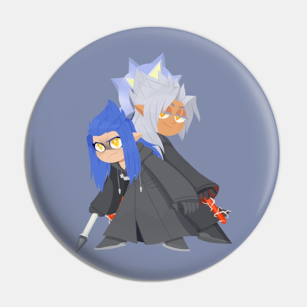 Xemnas and Saix Pin by VenaCoeurva