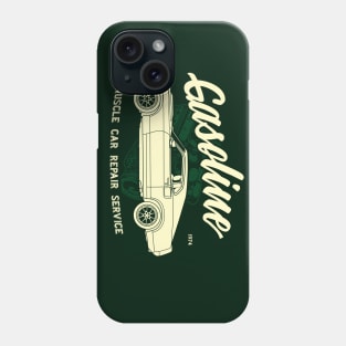 Gasoline, Muscle Car Repair service vintage art Phone Case