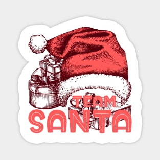 Team Santa Christmas Family Matching Magnet