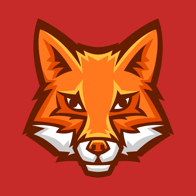 Fox head by Paul Andrew