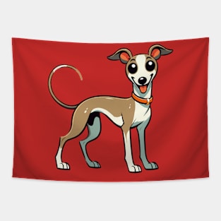 Carefree Italian Greyhound Dog Tapestry